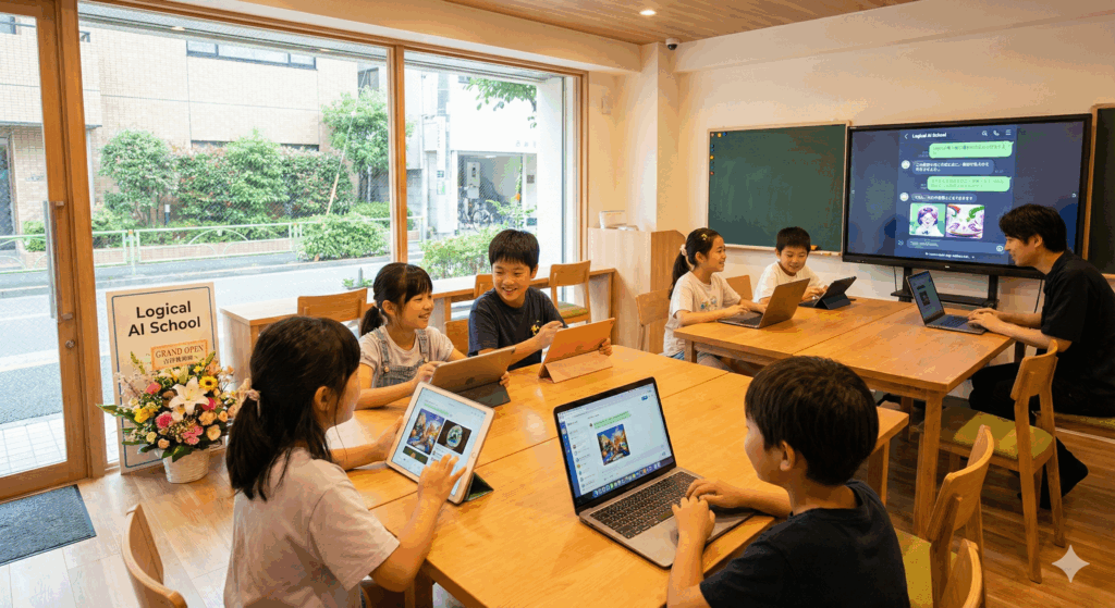 【日本初】店舗型AI子ども教室「ロジカルAIスクール」AIと創造力で子どもたちの未来が変わり始めていますの画像1