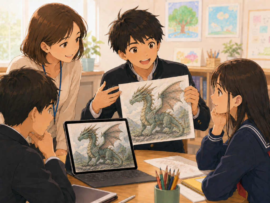 小学生・中学生のAI探究とは？｜考えを言葉にし、作品にするロジスクの学びの画像1