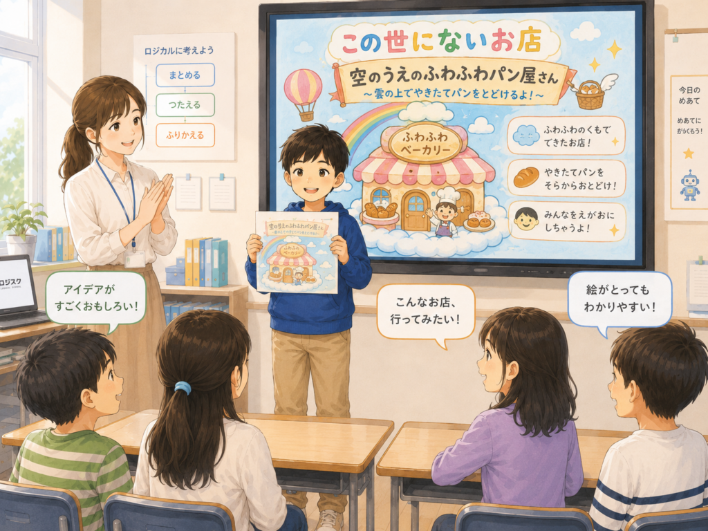 小学生・中学生の伝える力を育てる発表の時間|考えを言葉にするロジスクのレッスンの画像2