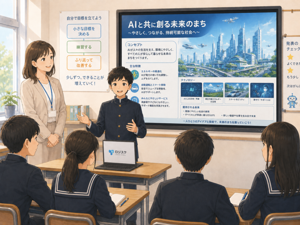 小学生・中学生の伝える力を育てる発表の時間|考えを言葉にするロジスクのレッスンの画像3