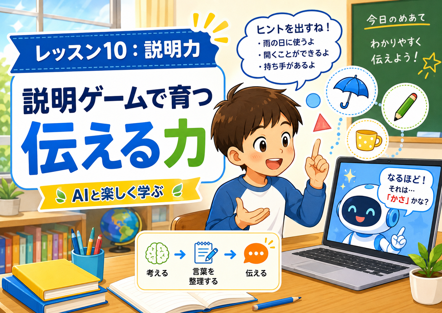 小学生の説明力を伸ばすには？説明ゲームとAIで育てる「伝える力」