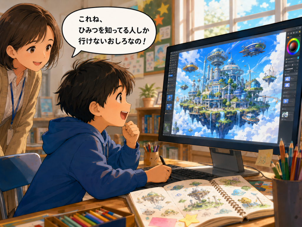 学校の成績だけでは見えない子どもの得意｜AI作品づくりで個性と自信が育つの画像1