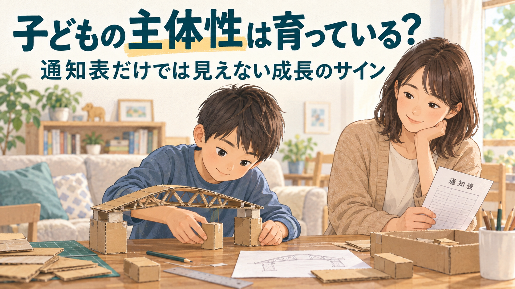 子どもの主体性は育っている？｜通知表だけでは見えない成長のサイン